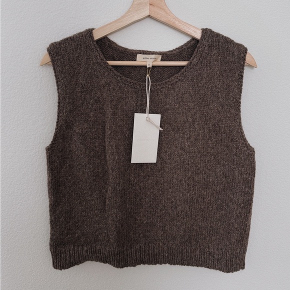 NWT gillian stevens briar knit vest - Picture 2 of 3
